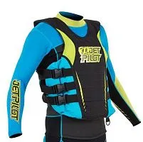 Жилет страховочный JETPILOT Matrix Race 50N Green Blue 2021 