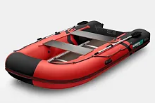 Лодка надувная ПВХ Gladiator B 420 (Красно-черный)