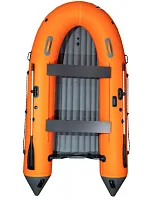 Лодка надувная ПВХ ORCA Драккар 390 (Оранжевый/черный)