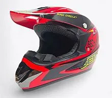 Шлем кроссовый RH 125 Red Black 2025