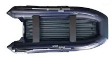 Лодка надувная ПВХ ALTAIR HD 380 НДНД Фальшборт (Сине-серый)
