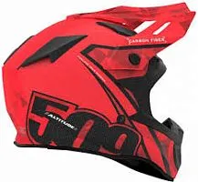 Шлем кроссовый 509 Altitude Carbon Fiber Fidlock Red 2024