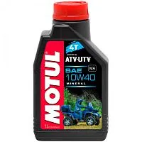 Масло Motul 4Т 10W-40 Минеральное моторное 1л (для квадроцикла)