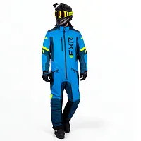 Комбинезон лёгкий FXR Helium Blue/HiVis 2026