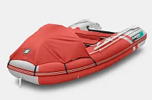 Лодка надувная ПВХ Gladiator E 330PRO (Красно-белый)