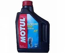 Масло Motul 4Т 10W-30 для ПЛМ Полусинтетическое моторное 2л 