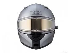 Шлем модуляр с подогревом RSX Spark (HS-159) Winter Grey Matt 2025