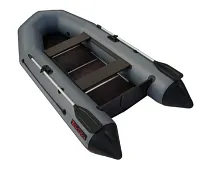 Лодка надувная ПВХ LEADER Тайга-290 М (Серый)
