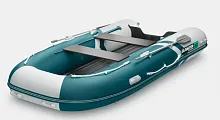 Лодка надувная ПВХ Gladiator E 380S (Морской зеленый-белый)