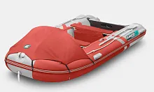 Лодка надувная ПВХ Gladiator C 400AL (Красно-белый)