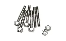 Шпильки (комплект) М8 - 1/4 20 UNC 50 мм черные (вороненные) 6 шт. (Малая и средняя серии) VEZDEHOD