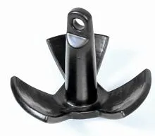 Якорь Универсальный речной 5,4 чугун Albatros покрытие ПВХ 