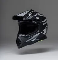 Шлем кроссовый RSX Vector Black Grey 2026