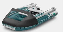 Лодка надувная ПВХ Gladiator E 450 X (Морской зеленый-белый)