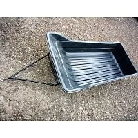 Сани-волокуши для снегохода 180  с отбойником черный 