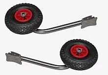 Транцевые колёса для НДНД Широкие Нержавеющая сталь Колесец 