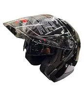 Шлем кроссовый SPARX Horizon HL911 Black Grey 2023