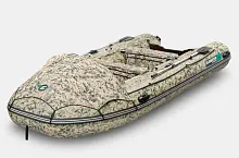 Лодка надувная ПВХ Gladiator E 450PRO (Камуфляж)