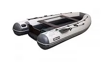 Лодка надувная ПВХ SibRiver Хатанга PRO 360 НДНД (Серый-двухцветный)