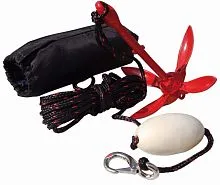 Якорь кошка складной 1.5 кг оцинкованная сталь СIM доп. комплектация в чехле 