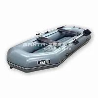 Лодка надувная ПВХ SibRiver Бахта 265 НД (Серый)