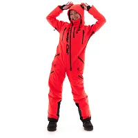 Комбинезон женский утепленный DRAGONFLY Extreme Woman Crazy Cat Red 2024