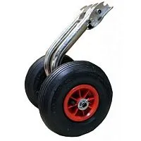 Транцевые колёса для Пайольных лодок Перекидные/Лайт Нержавеющая сталь Колесец 