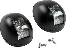 Огни светодиодные ходовые, черный корпус (комплект)