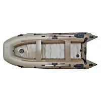Лодка надувная ПВХ Баджер Fishing Line 390 AD (Олива)