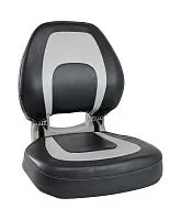 Кресло складное мягкое Premium Highback Boat -  Marine Rocket (серый/угольный)