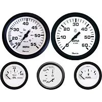 Прибор контроля оборотов двигателя (тахометр) 0-7000 об/мин. Faria белый 