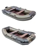 Лодка надувная ПВХ GAVIAL Lux 280 НД SPORT (Хаки/черный)