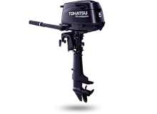 Мотор лодочный подвесной Tohatsu 4-х тактный MFS 5 DS