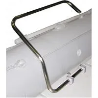 Консоль бортовая малая правая к сланям Техномарин нерж. сталь 780х600 мм 