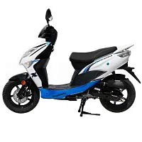 Скутер Regulmoto EAGLE 50 (LJ50QT-3L) колёса R12 Белый/синий