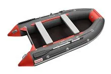 Лодка надувная ПВХ ROGER Hunter 3000 (Графит с красным)