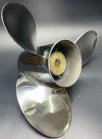 Винт гребной для подвесного мотора Yamaha Y150-225; YF150-300 3х14 5/8х23, R, сталь аналог