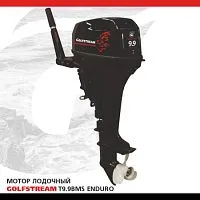 Мотор лодочный подвесной GOLFSTREAM TE9,9BMS Enduro