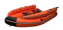 Лодка надувная ПВХ SibRiver Абакан 480 Jet Light (Оранжево-черный)