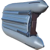 Лодка надувная ПВХ ALTAIR HD 410 НДНД (серый)