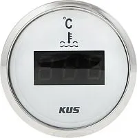 Прибор контроля температуры двигателя 25-120°C цифровой KUS/Tainor белый 