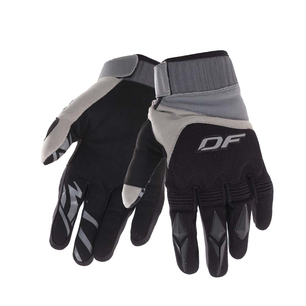 Перчатки DRAGONFLY Enduro Grey Black 2024 Перчатки DRAGONFLY Enduro Grey Black 2024
