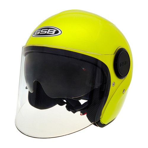 Шлем открытый GSB G-259 Fluo Yellow 2021 Шлем открытый GSB G-259 Fluo Yellow 2021