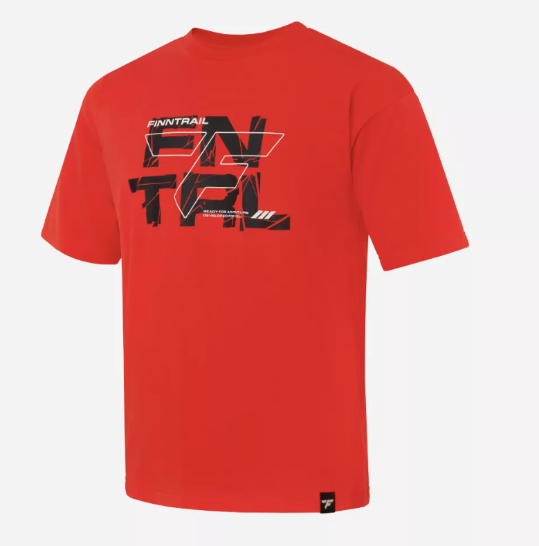 Футболка FINNTRAIL Big Logo Red 2025 Футболка FINNTRAIL Big Logo Red 2025