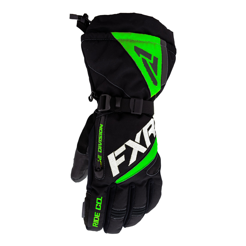 Перчатки FXR Fuel Black Lime 2023 Перчатки FXR Fuel Black Lime 2023