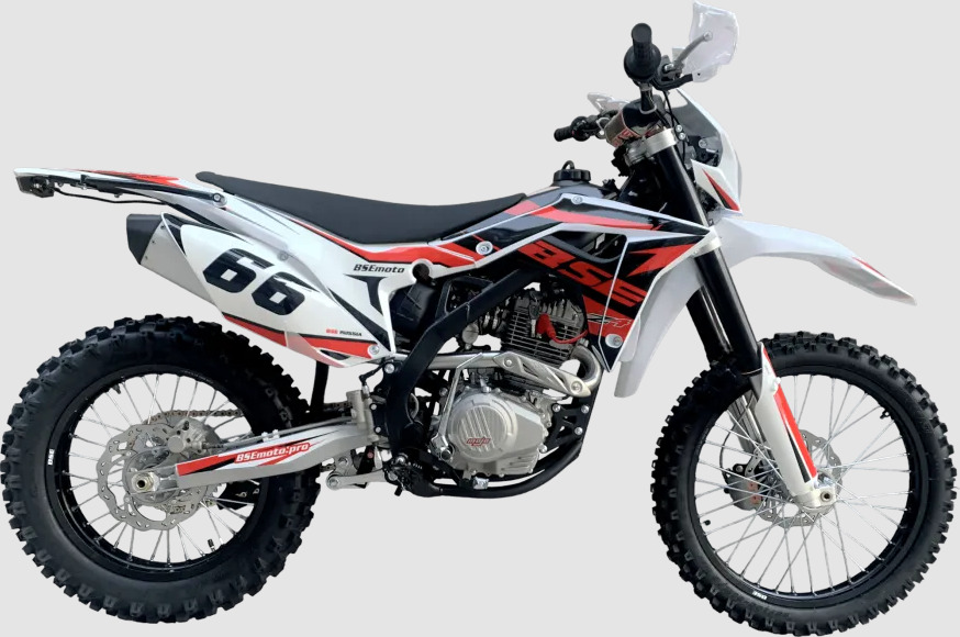 Мотоцикл кроссовый BSE Z4 Red 66 Мотоцикл кроссовый BSE Z4 Red 66