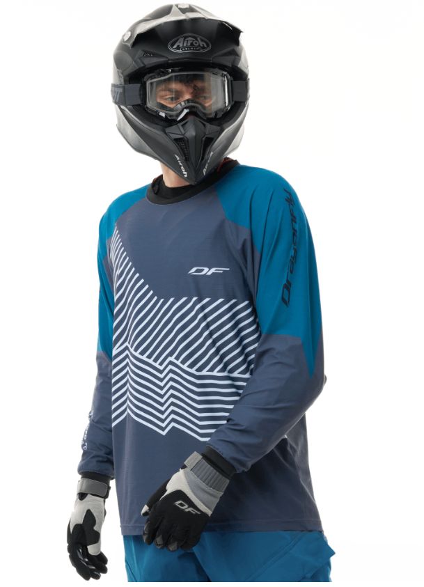 Джерси DRAGONFLY Quad Dirt Man Grey-Arctic 2025 Джерси DRAGONFLY Quad Dirt Man Grey-Arctic 2025