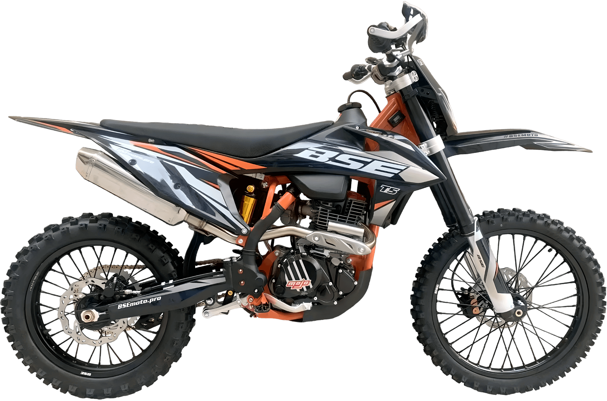 Мотоцикл кроссовый BSE T5 Factory Gray Мотоцикл кроссовый BSE T5 Factory Gray