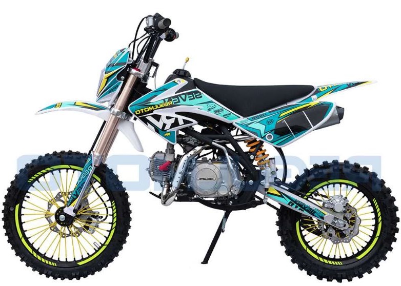 Питбайк Regulmoto SEVEN Синий/Желтый Питбайк Regulmoto SEVEN Синий/Желтый