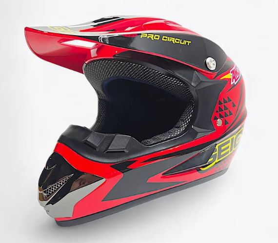 Шлем кроссовый RH 125 Red Black 2025 Шлем кроссовый RH 125 Red Black 2025